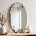 Drink Your Water Mirror Decal | Daily Reminder Sticker | Positive Affirmations | Self Care
