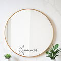 Remember Your SPF Mirror Decal | Daily Reminder Sticker | Positive Affirmations | Self Care