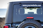Custom Website Decal | Personalized Vinyl Vehicle Sticker for Cars, Trucks & Vans